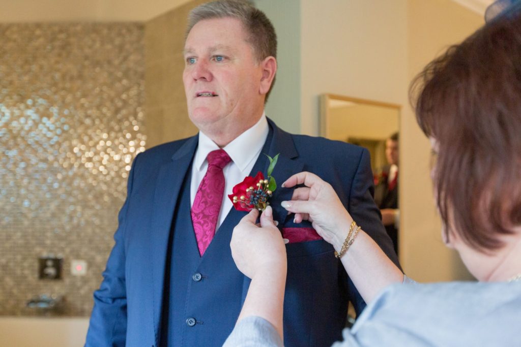 father of the bride buttonhole flower south lodge hotel horsham west sussex oxfordshire wedding photographers