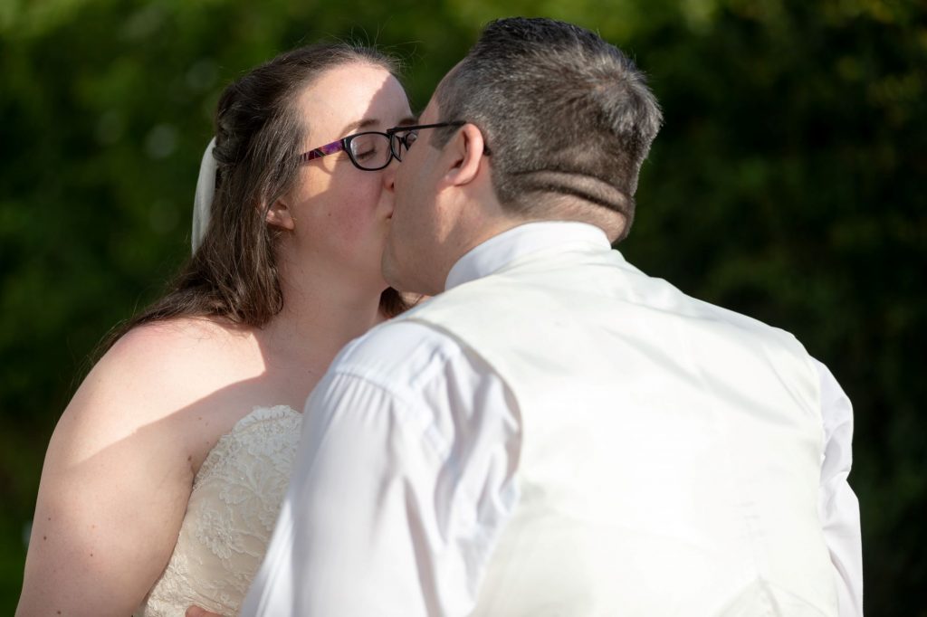 bride groom kiss manor hill house bromsgrove worcestershire oxford wedding photographers