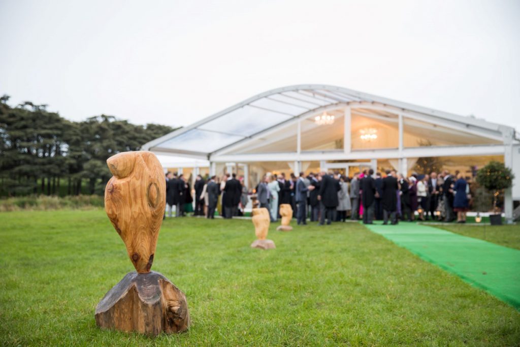 marquee champagne reception blenheim palace woodstock oxfordshire oxford wedding photography
