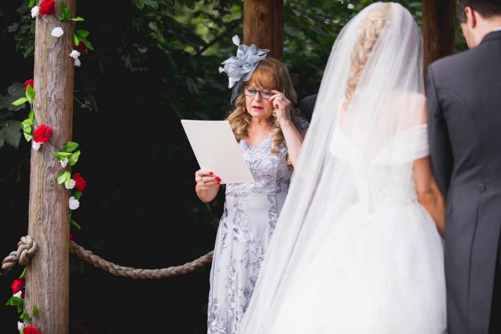 mother of brides reading woodland ceremony wroxeter hotel shrewsbury shropshire oxford wedding photography