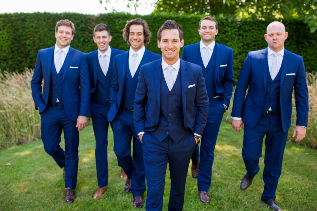 02 groom preparation with groomsman home counties wedding oxfordshire photography