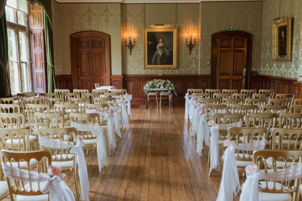 marriage ceremony room holdenby house northamptonshire oxford wedding photography