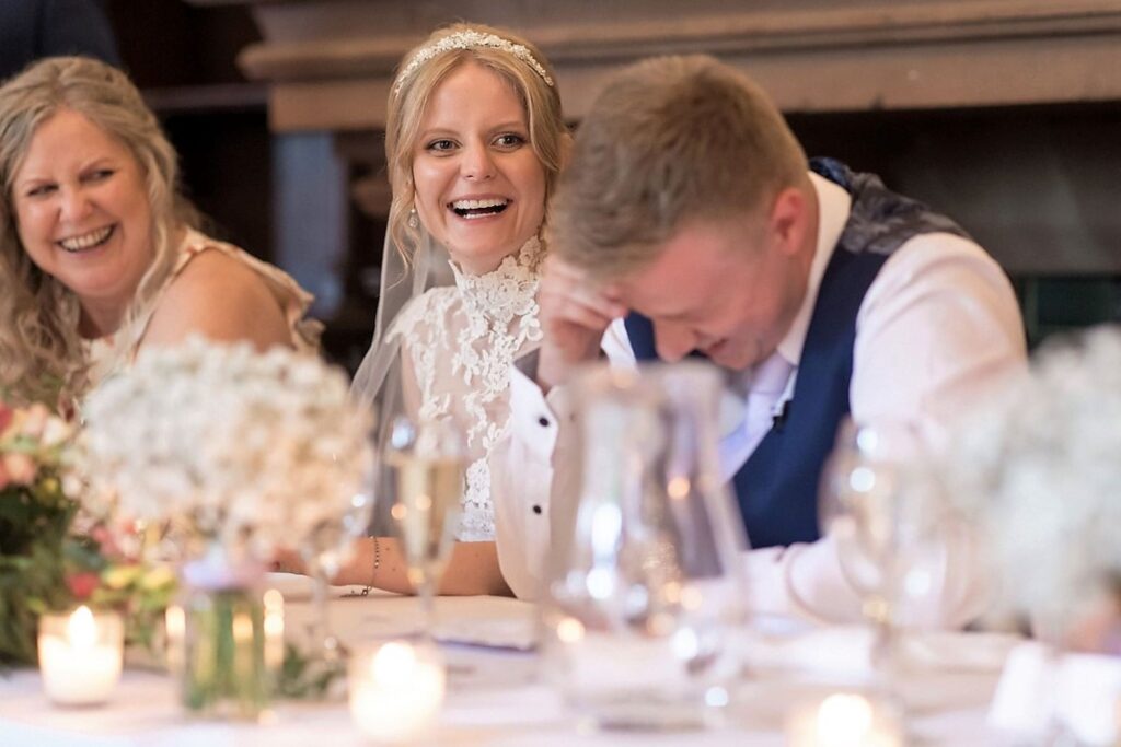 101 laughing groom enjoys wedding breakfast speech tarporley cheshire oxfordshire wedding photographers