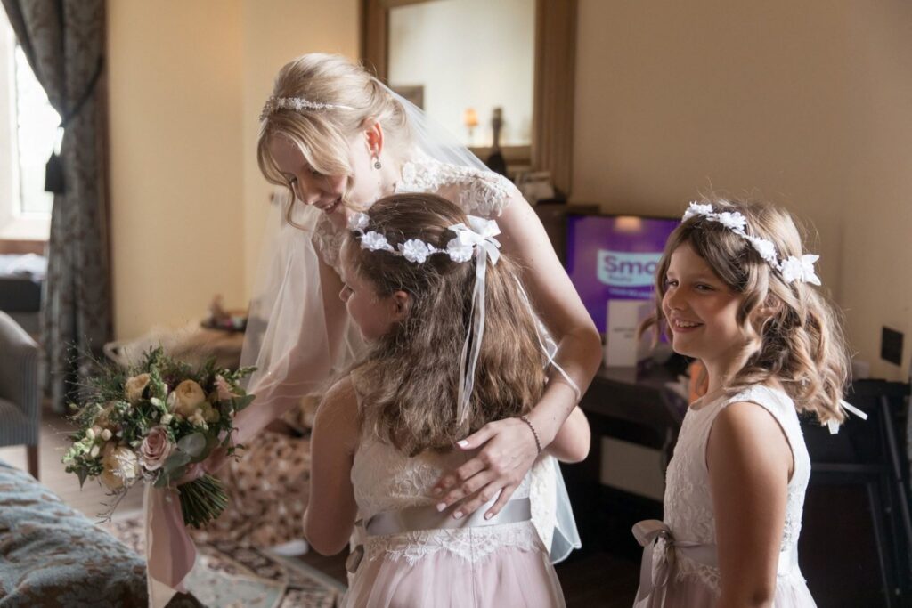 20 bride flowergirls bridal prep tarporley cheshire oxfordshire wedding photographers