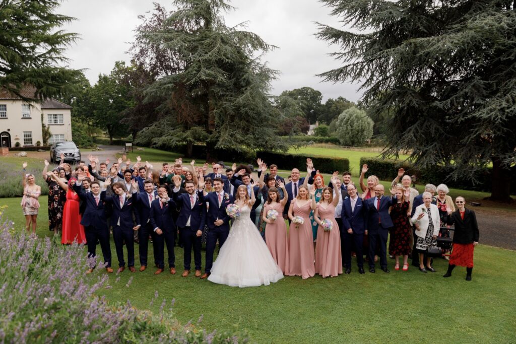 70 wedding party wave callow end worcester oxfordshire wedding photography