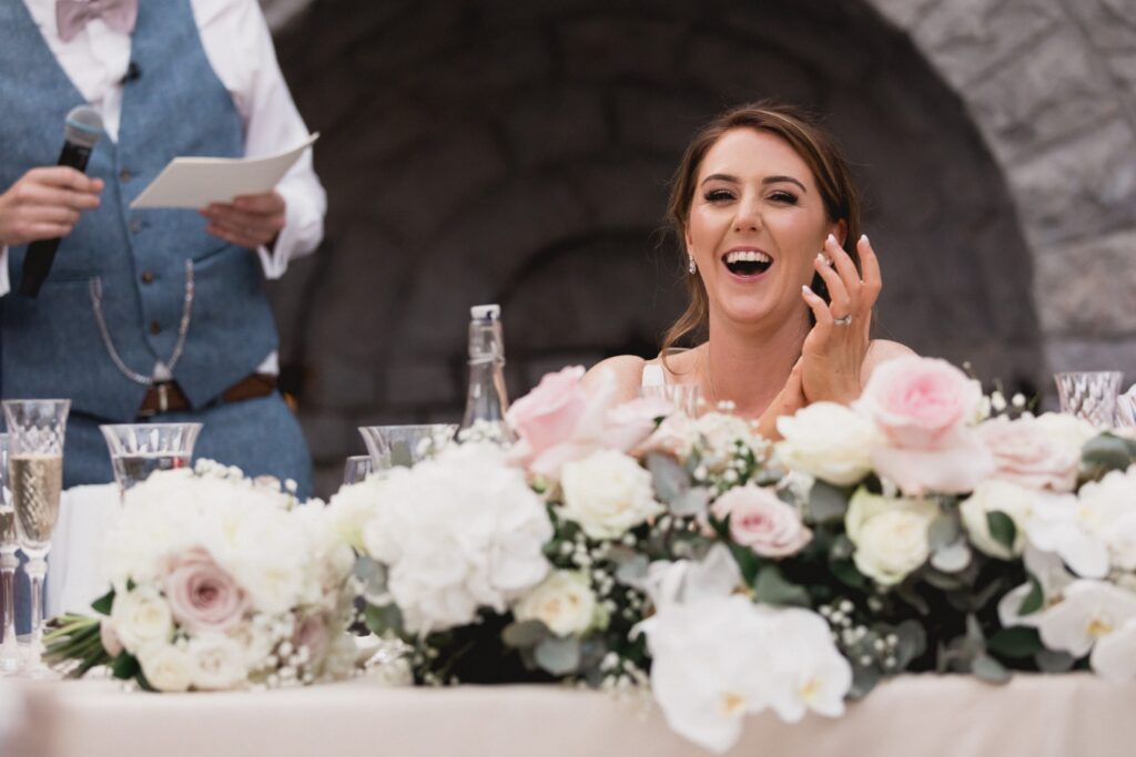110 bride applauds grooms speech de vere hotel wotton under edge oxford wedding photographers