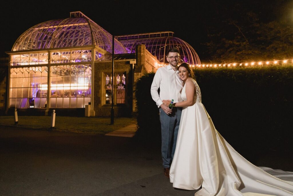 138 bride grooms twilight embrace de vere hotel grounds wotton under edge oxford wedding photographers
