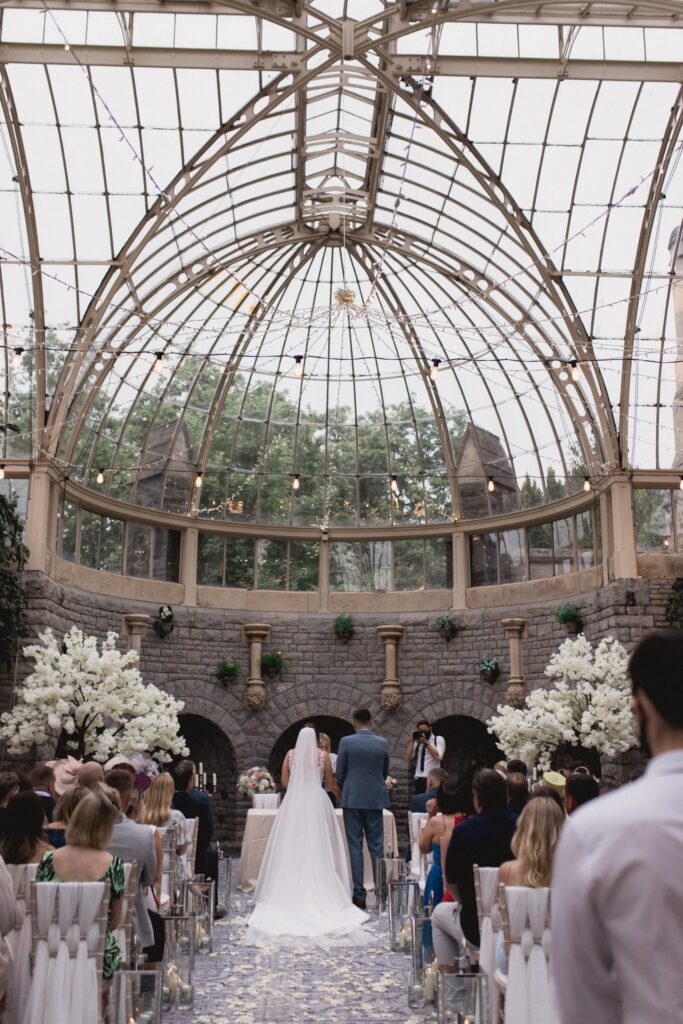 56 magnificient orangery glass ceiling marriage ceremony de vere hotel wotton under edge oxford wedding photographer