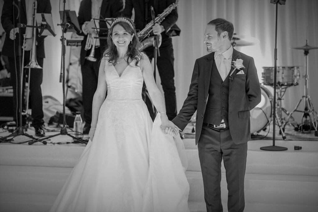 130 bride groom hold hands kimpton fitzroy london hotel dance floor oxfordshire wedding photographer