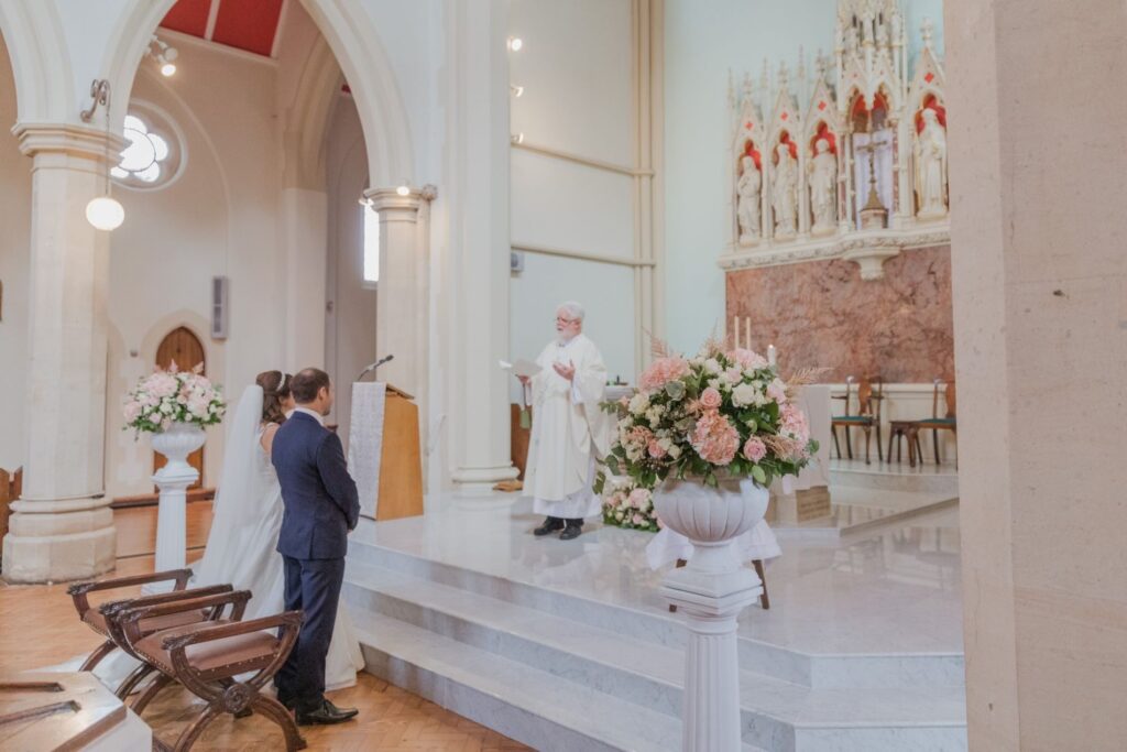 39 st peter in chains priest reads marriage service north london oxford wedding photographers