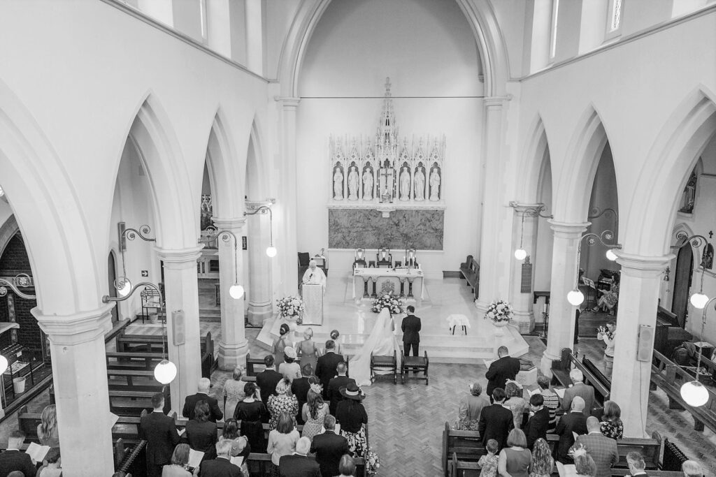 42 marriage ceremony st peter in chains roman catholic church north london oxfordshire wedding photographers