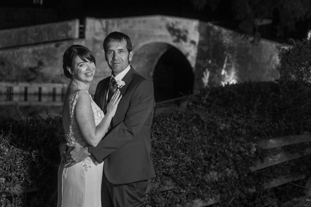 100 bride groom twilight embrace ye olde swan wedding barn radcot s r urwin photographer oxfordshire