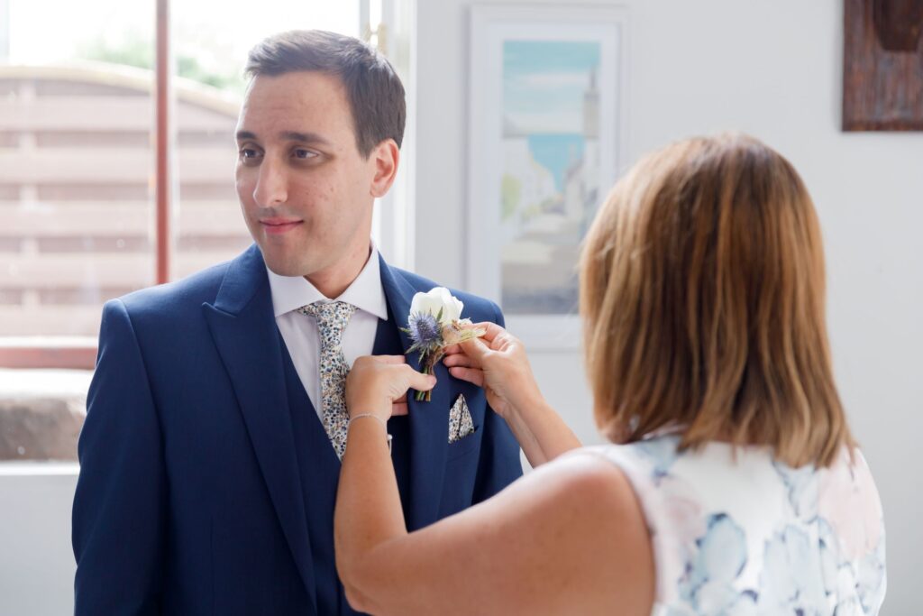 25 groomsmans lapel corsage attached horsley lodge hotel derby s r urwin photographer oxfordshire