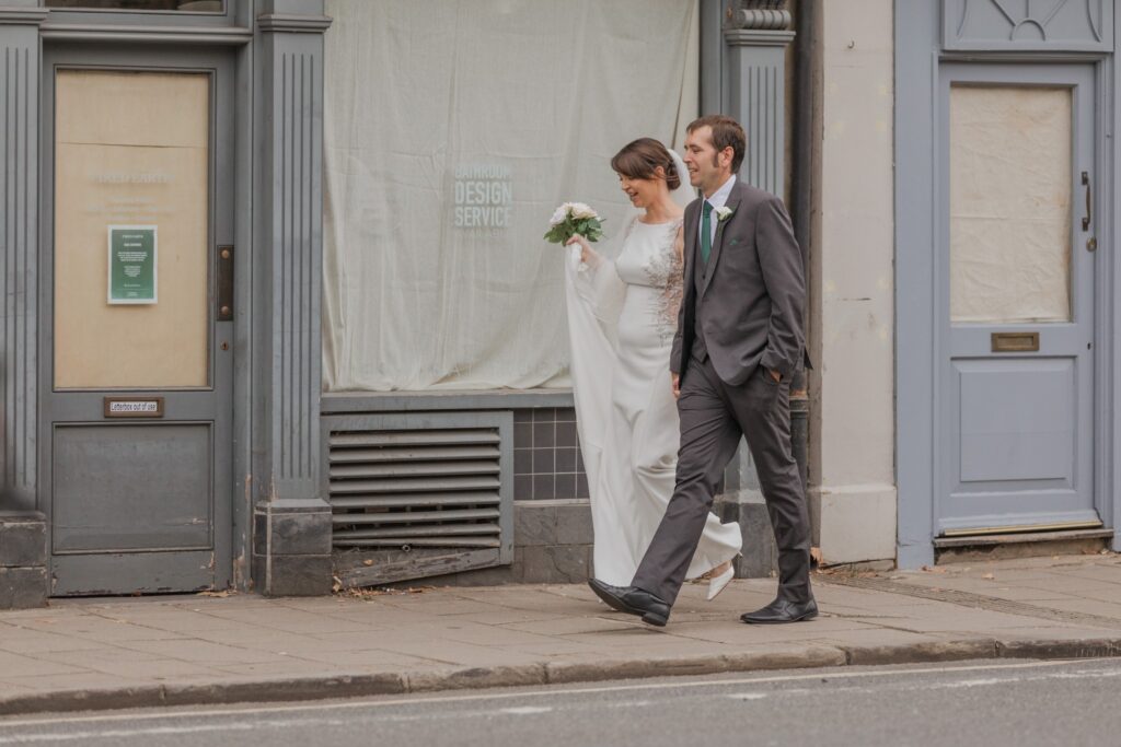 56 bride grooms oxford city centre stroll oxfordshire wedding photographer