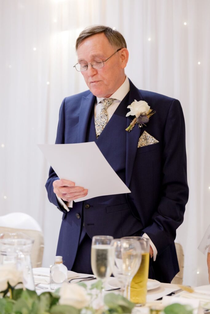 73 father of bride top table speech horsley lodge hotel derbyshire oxford wedding photographer