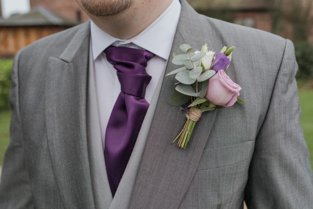 98 grooms lapel corsage shrewsbury venue oxfordshire wedding photography