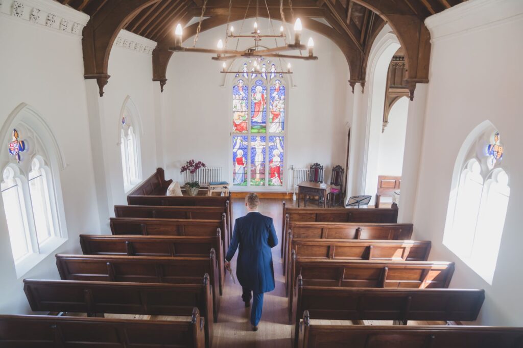 45 groom checks thorganby venue chapel north yorkshire oxfordshire wedding photography