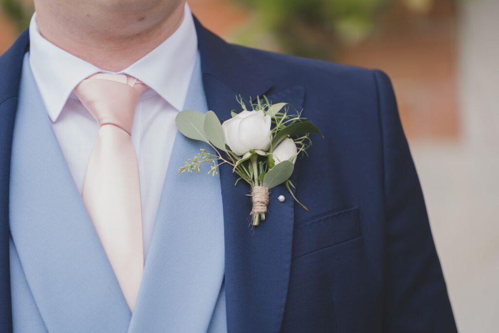 52 grooms lapel rose corsage thorganby venue north yorkshire oxford wedding photographers
