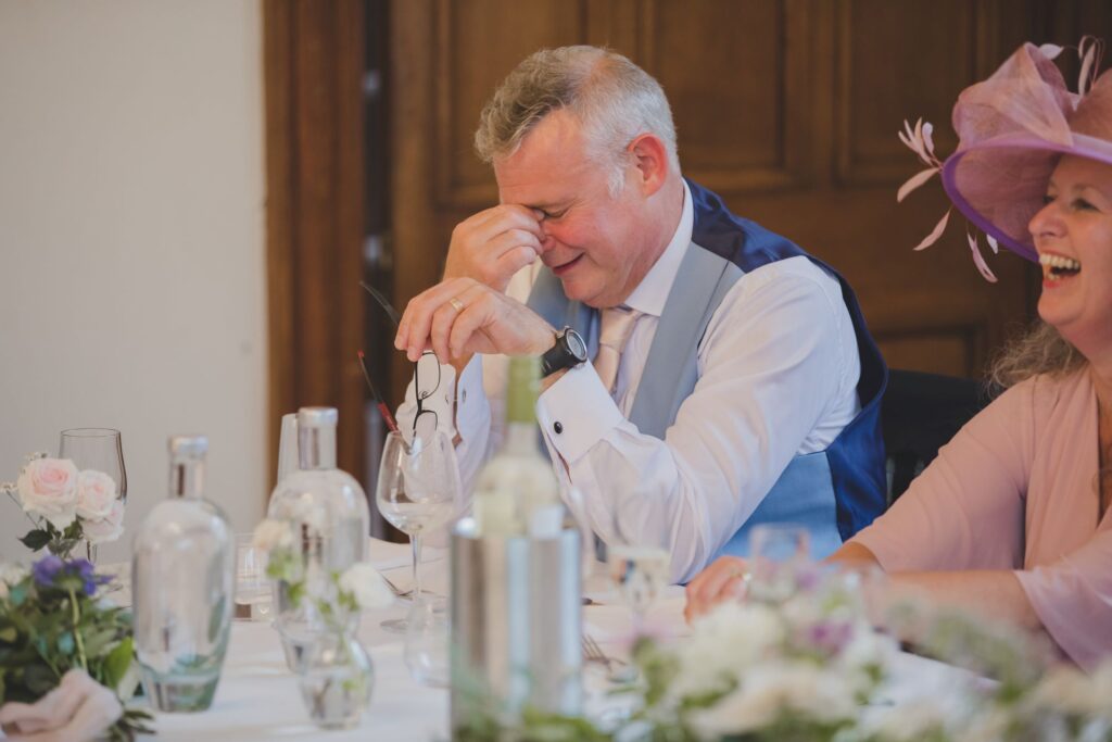 97 embarassed guest hears top table speech thorganby reception north yorkshire oxford wedding photographers