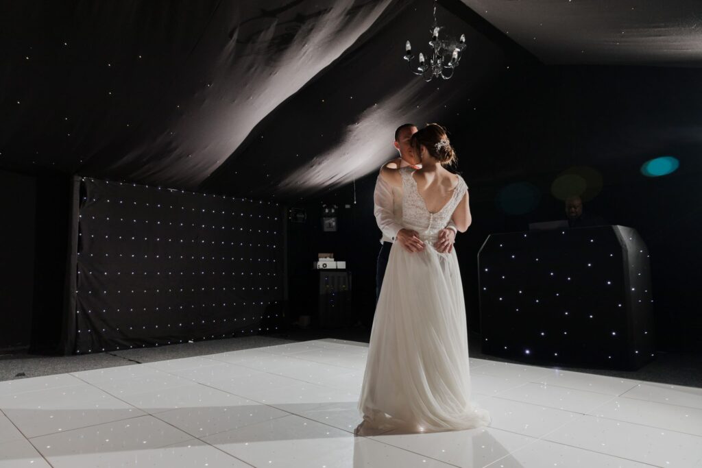 104 bride groom enjoy first dance kings langley hotel hertfordshire oxford wedding photographers