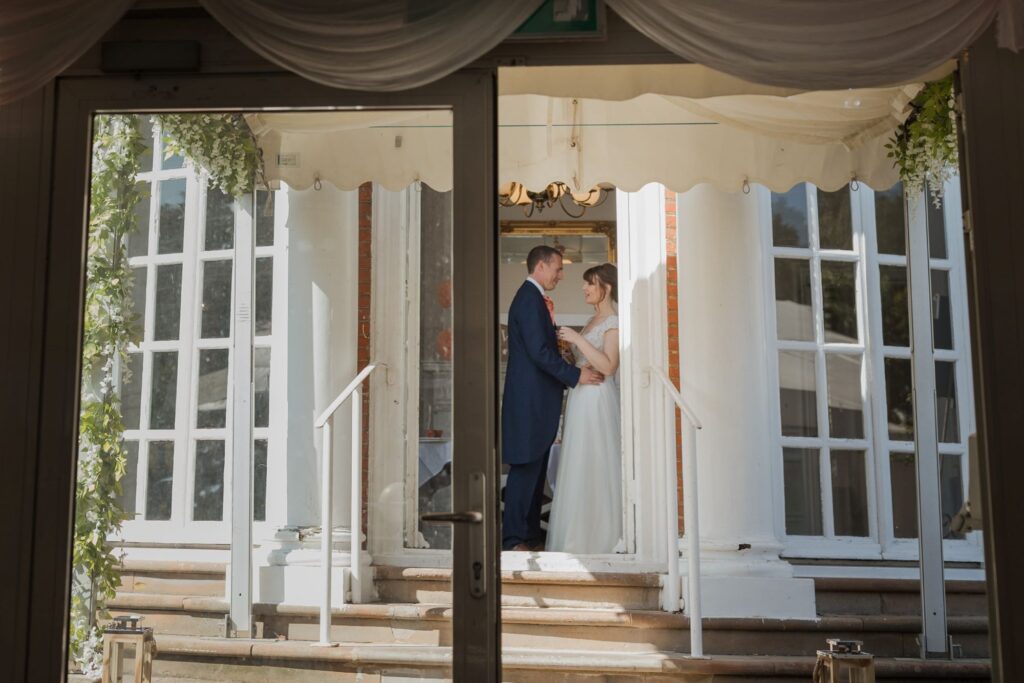 81 bride groom share romantic moment kings langley reception watford oxford wedding photography