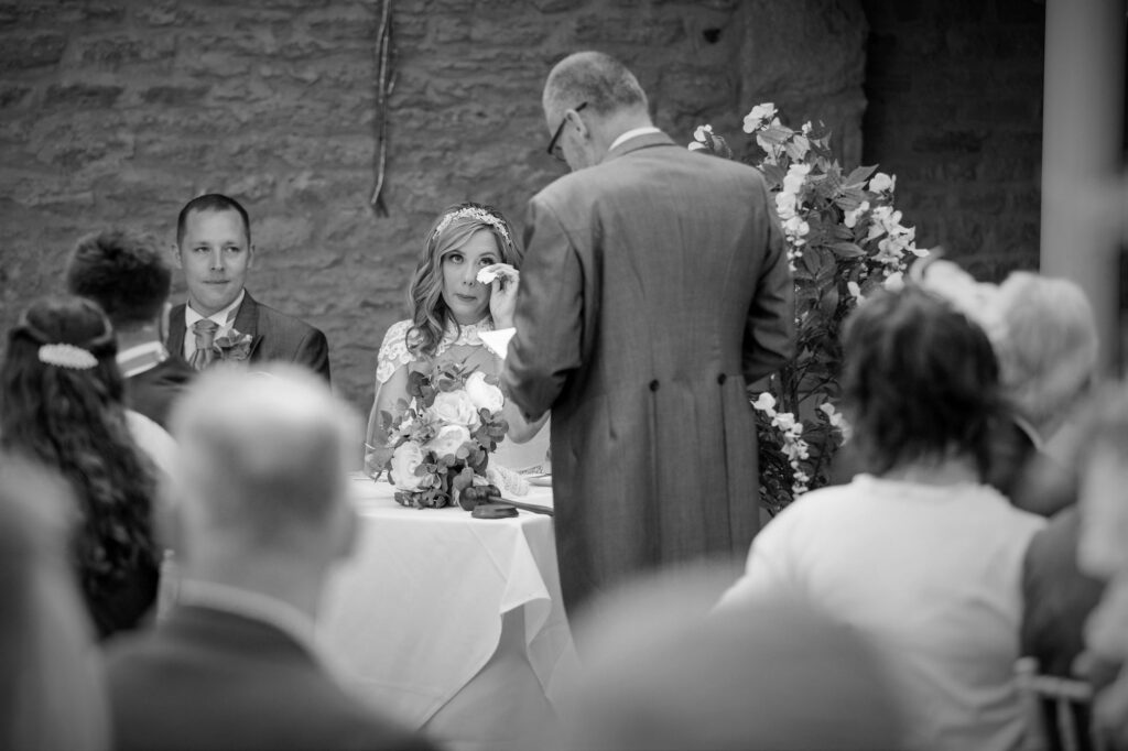 109 emotional bride hears fathers speech ihg hotel reception sandford oxford oxfordshire wedding photography