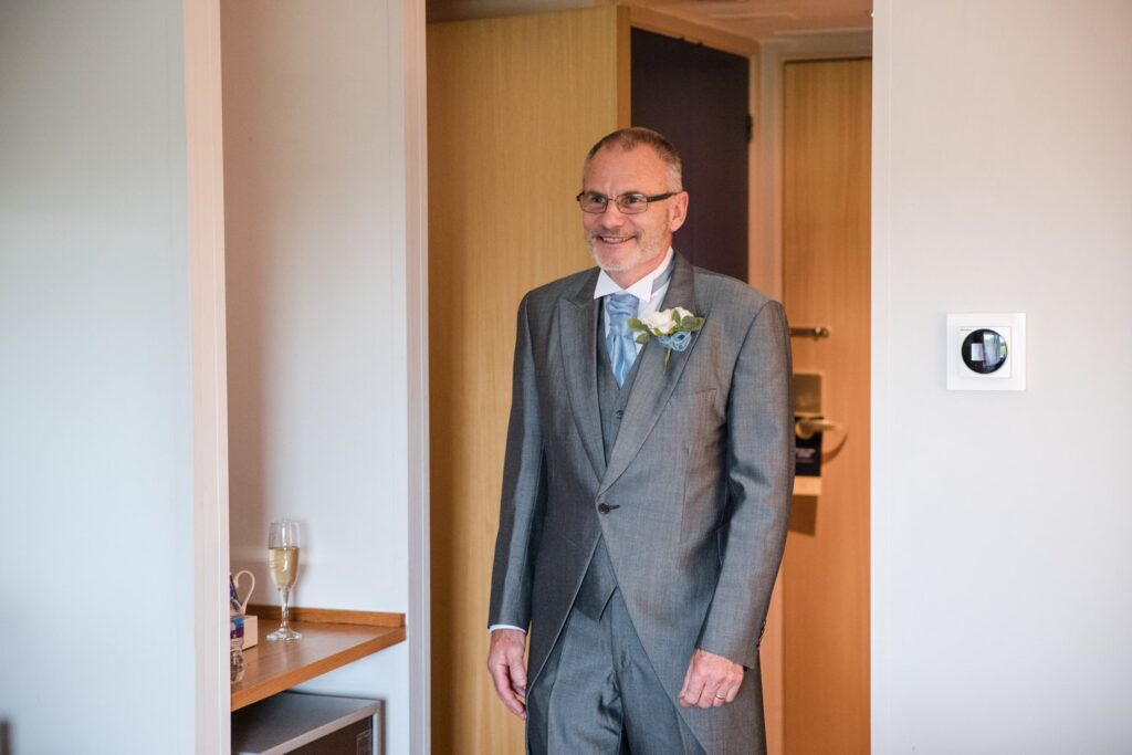 31 father of brides first look voco oxford thames oxfordshire wedding photographers