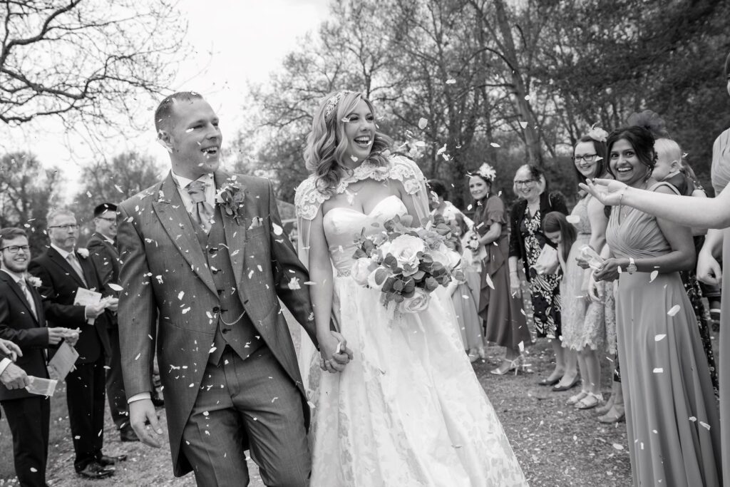 89 bridesmaids throw confetti ihg hotel sandford oxford oxfordshire wedding photography