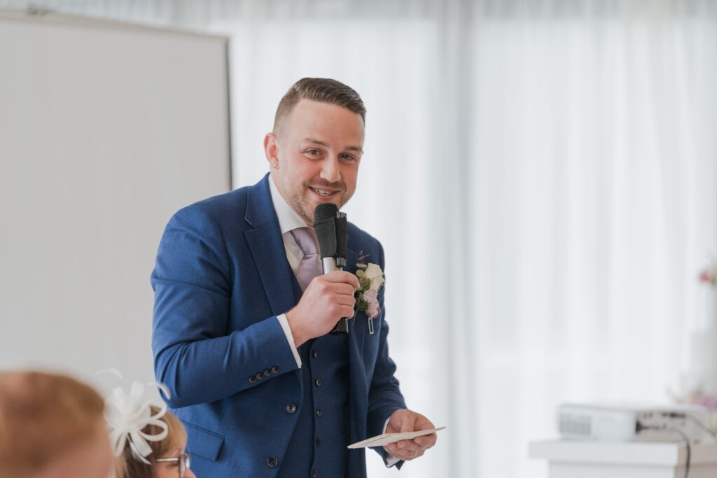 109 best man reads speech cotswolds hotel golf and spar reception chipping norton oxfordshire wedding photography