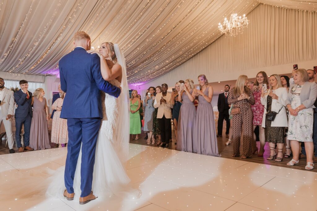 144 bride grooms first dance cotswolds hotel marquee chipping norton oxford wedding photographers
