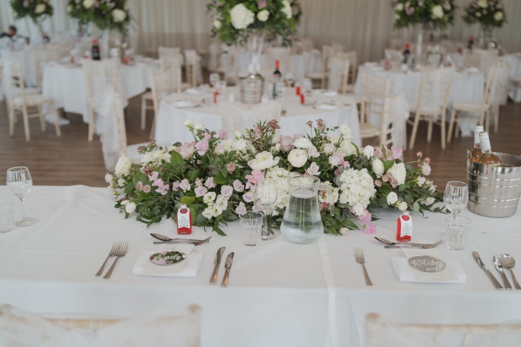 78 floral table arrangements cotswolds hotel reception chipping norton oxfordshire wedding photographer