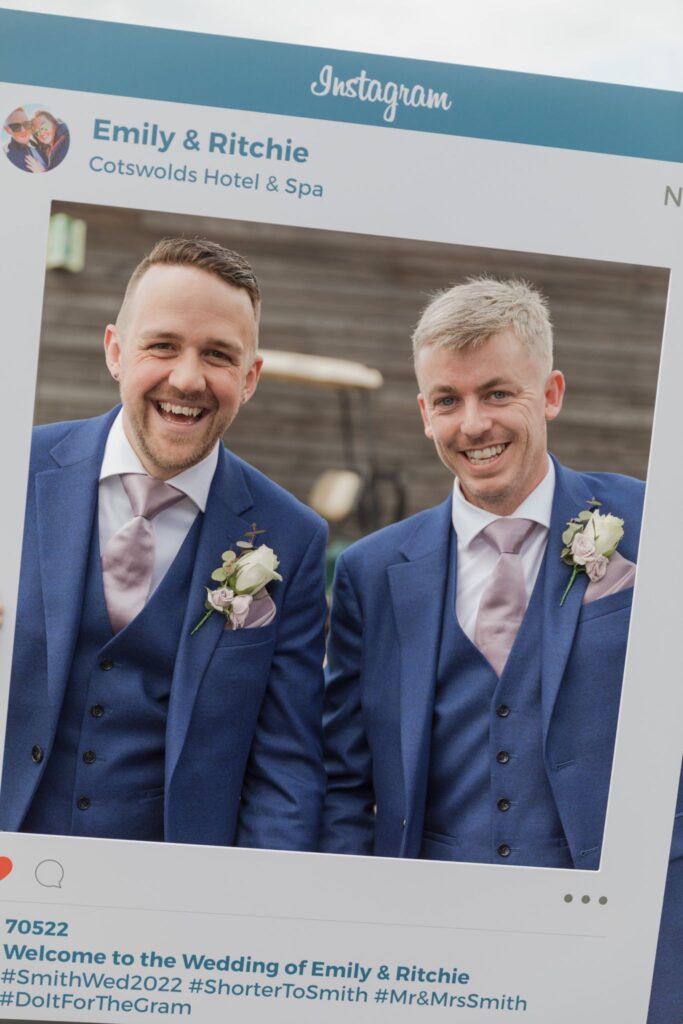 88 groomsmen instagram picture cotswolds hotel chipping norton oxfordshire wedding photographers