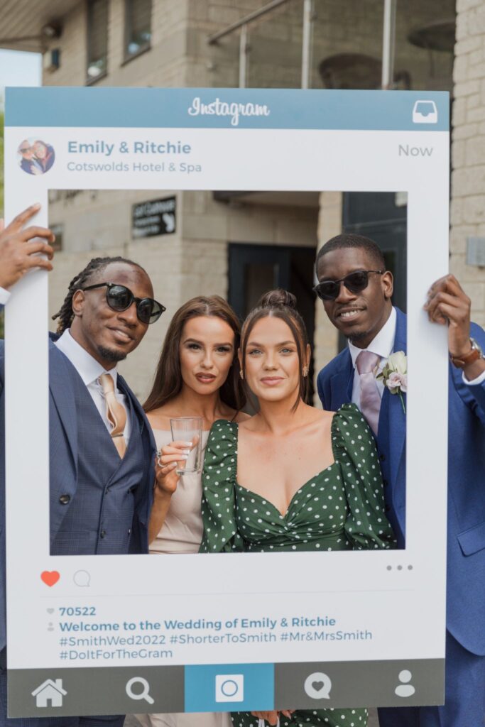 92 guests instagram picture cotswolds hotel chipping norton oxfordshire wedding photographer