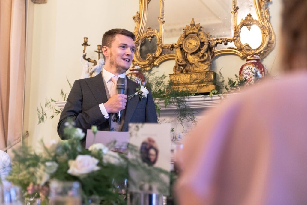 129 grooms speech prestwold hall reception leicestershire oxfordshire wedding photography