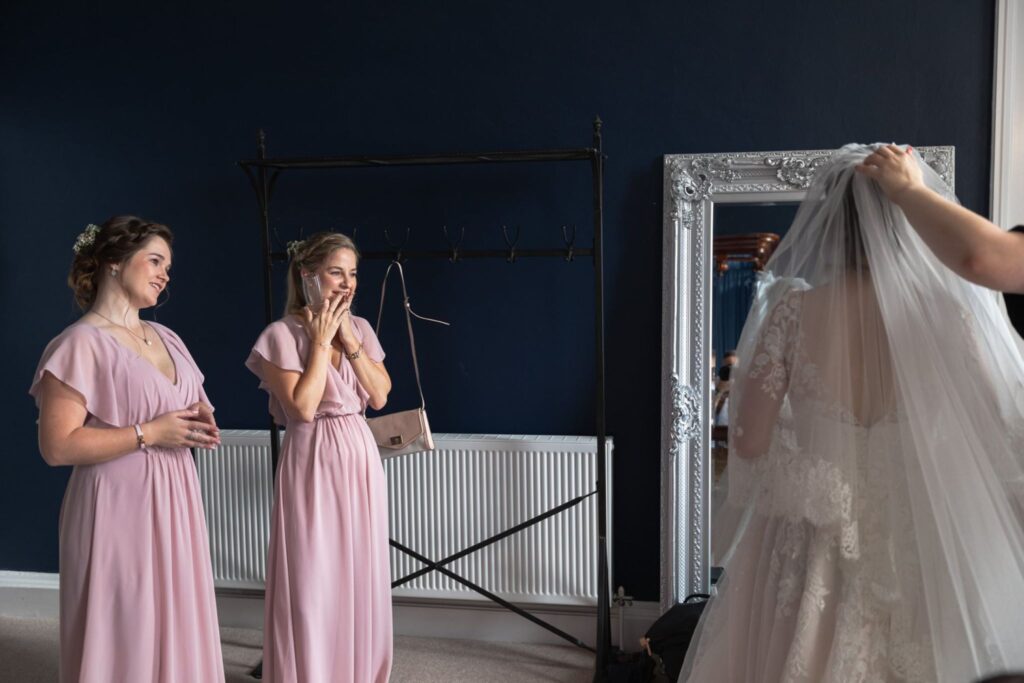 46 bridesmaid watch bridal gown adjustment bridal prep prestwold hall leicestershire oxfordshire wedding photographers