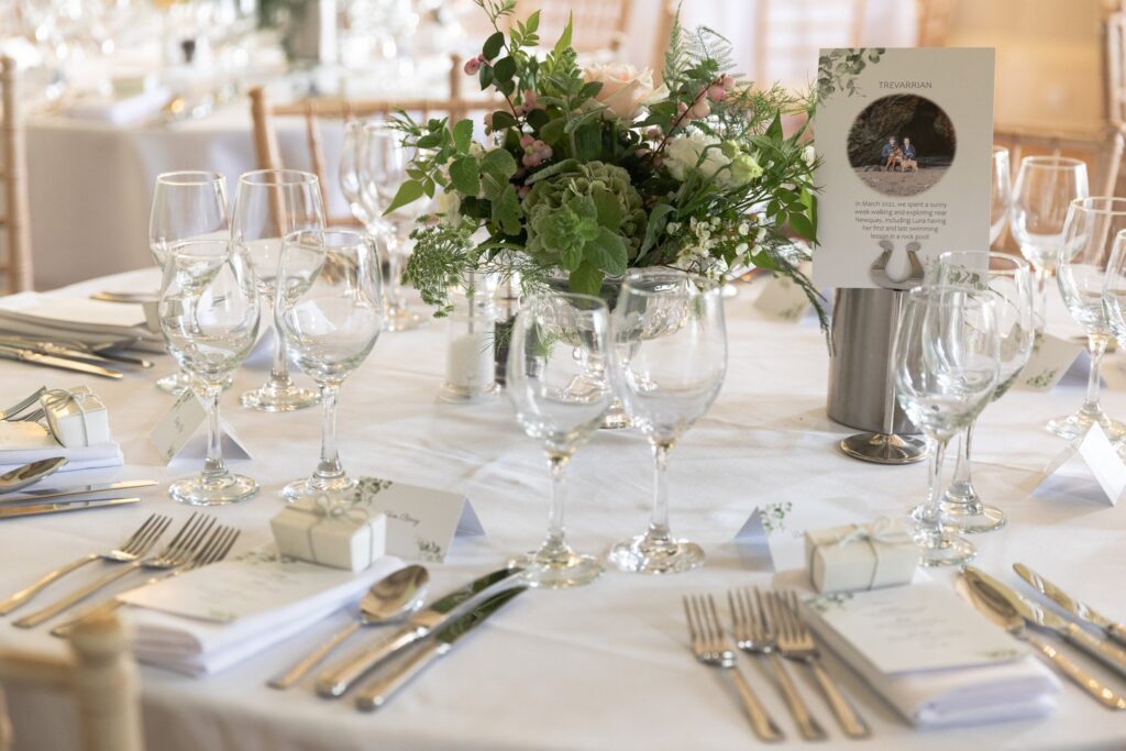 50 prestwold hall reception table arrangement loughborough oxford wedding photography