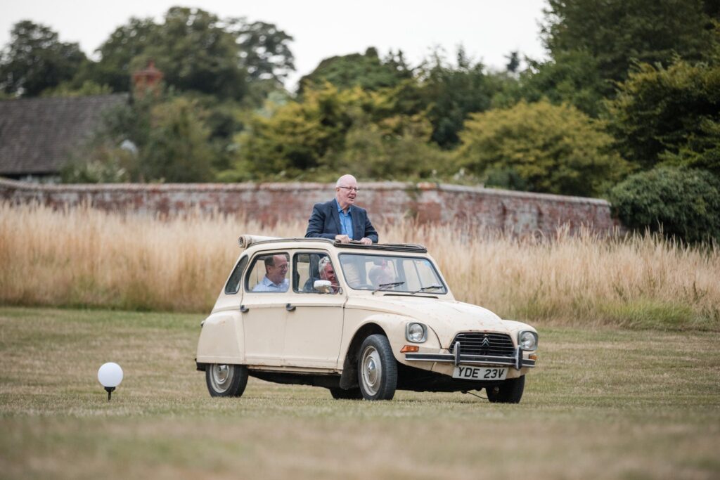 103 guests enjoy vintage car ride ardington house grounds wantage oxfordshire oxford wedding photography
