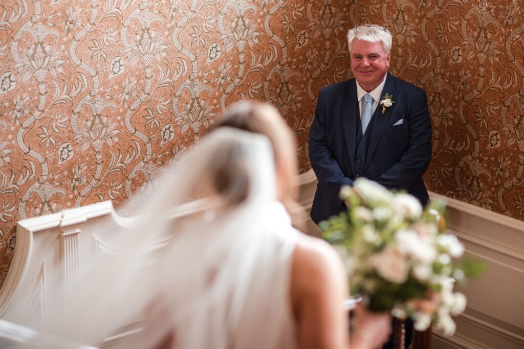27 father of brides first look ardington house wantage oxfordshire oxford wedding photography