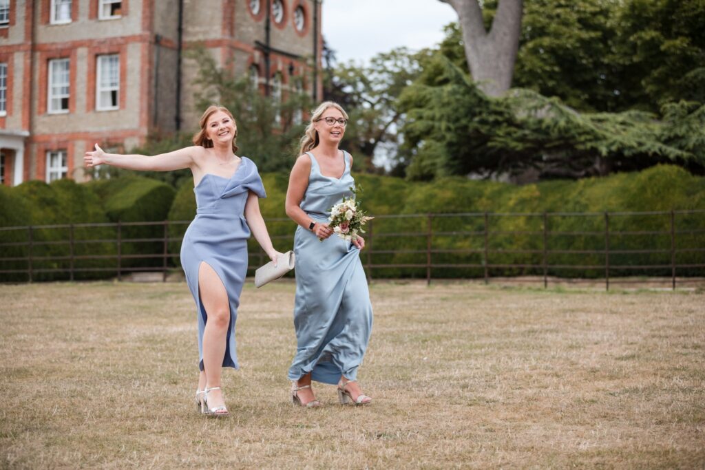 74 happy bridesmaids ardington house wantage oxfordshire wedding photographer